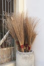 Coconut broom in store