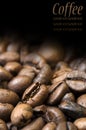 Close-up of coffee beans Royalty Free Stock Photo