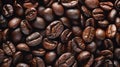A Close-up of Coffee Beans.AI generated image Royalty Free Stock Photo