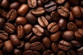 Close-up of Coffee Beans in Various Sizes AI Generated