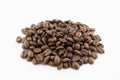 Coffee beans on a white background Royalty Free Stock Photo