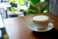 Close up coffee cup on the table Royalty Free Stock Photo