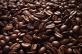 Close up of cofffee beans . Created by generative AI Royalty Free Stock Photo