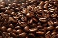 Close up of cofffee beans . Created by generative AI Royalty Free Stock Photo