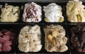 Collection of ice crean