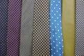 Close up Collection Of Silk Neck Ties