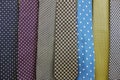 Close up Collection Of Silk Neck Ties