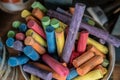 Close up color crayons, crayons,color,color background