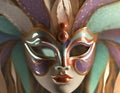 Close up of carnival mask