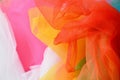 Colorful fabric nylon background and texture Royalty Free Stock Photo