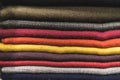 A pile of colorful fabrics Royalty Free Stock Photo