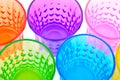Close up colorful glass Royalty Free Stock Photo