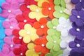 Colorful multicolored flowers paper texture for background Royalty Free Stock Photo