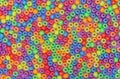 Close up colorful plastic beads Royalty Free Stock Photo