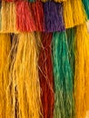 Colorful Straw Raffia Ethnic Design Royalty Free Stock Photo