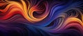 a close up of a colorful swirl on a dark background Royalty Free Stock Photo