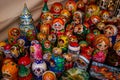 Colorful traditional Matryoshka dolls, Babushka dolls