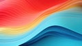 A close up of a colorful wave pattern, AI