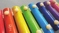 Close-up Colorful Xylophone for Kids Practicing Music Royalty Free Stock Photo