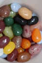 Close up colourful jelly beans