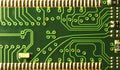 Close up of computer circuits Royalty Free Stock Photo