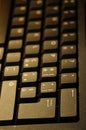 Close Up of a Computer Keyboard. Technology, business, education concept. Royalty Free Stock Photo