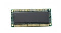 Close up of a computer memory module on a white background Royalty Free Stock Photo