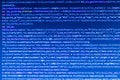 computer wed page code Royalty Free Stock Photo