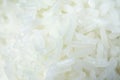 Close up of cooked white rice. Selective focus Royalty Free Stock Photo