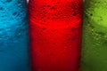 Close up cool colorful drink