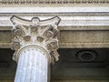 Close up of corinthian columns Royalty Free Stock Photo