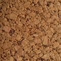 A close-up of a cork surface, showing a mosaic-like pattern of small, irregularly Royalty Free Stock Photo
