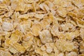 Close up of corn flakes Royalty Free Stock Photo