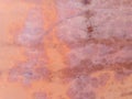Corroded Metal Sheet with Rust Patterns Royalty Free Stock Photo