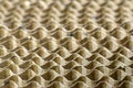 Close up of corrugated board Royalty Free Stock Photo