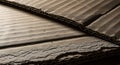 Close-up of Corrugated Cardboard Sheets Showing Texture and Layers Royalty Free Stock Photo