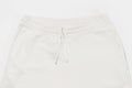 Cotton fabric texture of a white sweatpants Royalty Free Stock Photo