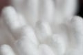 Close-up of cotton wool swabs