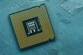 CPU Chip Computer Processor Royalty Free Stock Photo