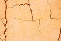 Close up of crack soil and muddy in the dry season textures, hot summer. Royalty Free Stock Photo