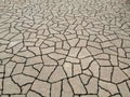 Close up Cracked Concrete Brick  Texture. Abstract background Royalty Free Stock Photo