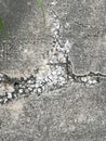 cracked concrete surface background Royalty Free Stock Photo