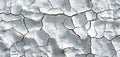 Close Up of a Cracked White Surface. Generative AI