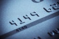 Close-up of credit card Royalty Free Stock Photo