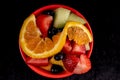 A close up image of a fruit bowl.