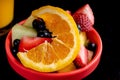 A close up image of a fruit bowl.