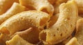 Closeup of crispy fried pasta Royalty Free Stock Photo