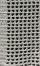 Close up of crochet pattern  texture for use as background Royalty Free Stock Photo
