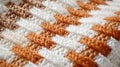 Close-up of Crocheted Blanket Royalty Free Stock Photo
