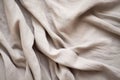 close-up of crumpled linen material